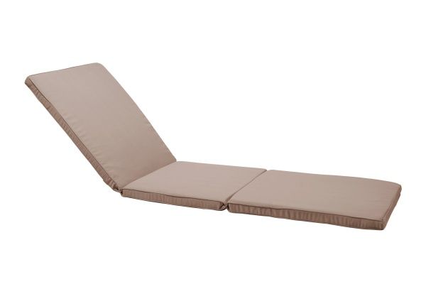 Матрас на шезлонг Uni color 2709 (шоколад) 600 х 1900 х 40
