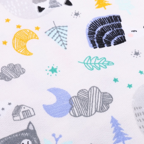 Боди унисекс Minikin Животные р.62 молочный 