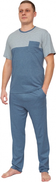 Пижама мужская Roksana №1041/46002 р. XL синий 