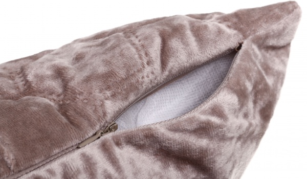 Подушка декоративная Greek Velvet 45x45 см тауп La Nuit 