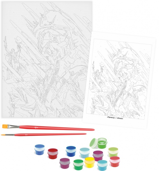 Картина по номерам Призрак 35x45 см Rosa Start 