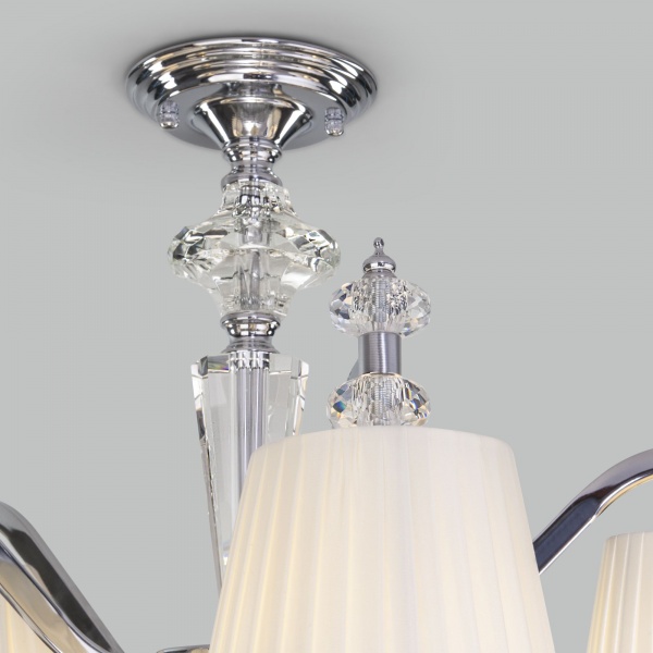 Світильник стельовий Strotskis Diva 5x40 Вт E14 хром 60122/5 