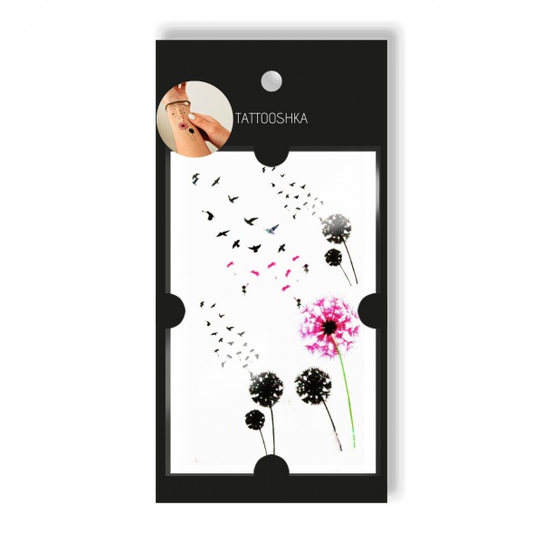 Временная татуировка Tattooshka Одуванчики WM-187