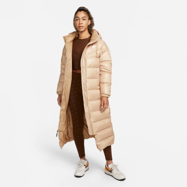Пальто Nike W NSW TF CITY HD PARKA DH4081-200 р.S бежевий