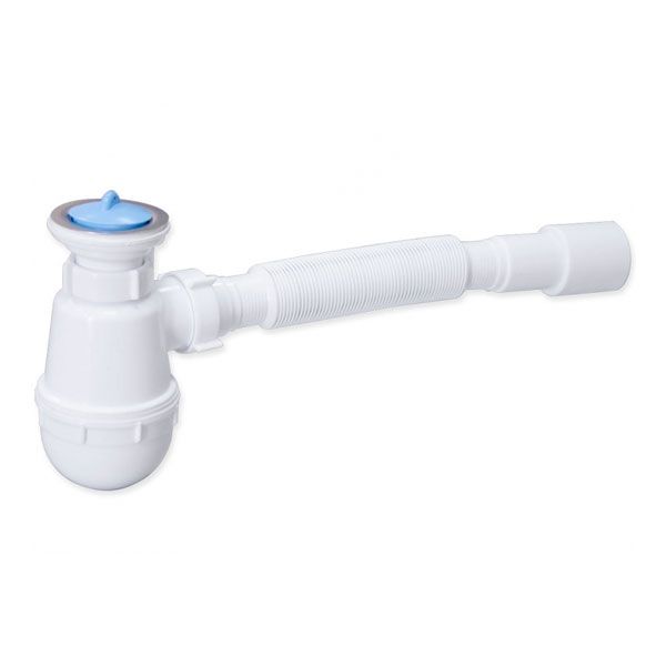 Сифон для умывальника ScandiSPA с монолитным выпуском и гофротрубой М 1050