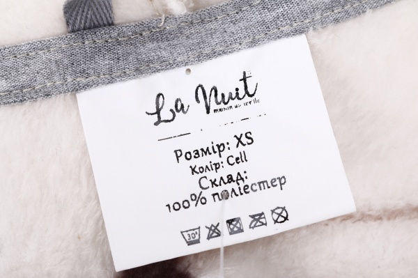 Халат с микрофибры La Nuit Cell р. S кремовый