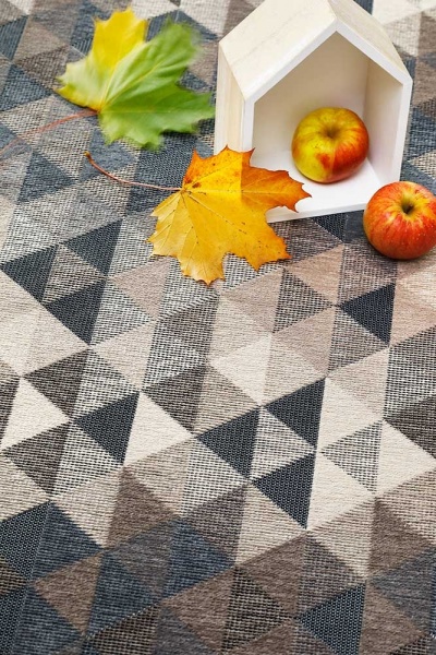 Ковер Narma KIVA grey 100x160 см двустороний 