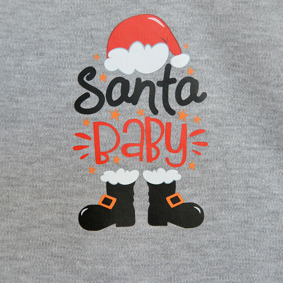 Боди детское для мальчика Blanka Санта Бейби р.86 серый 110382