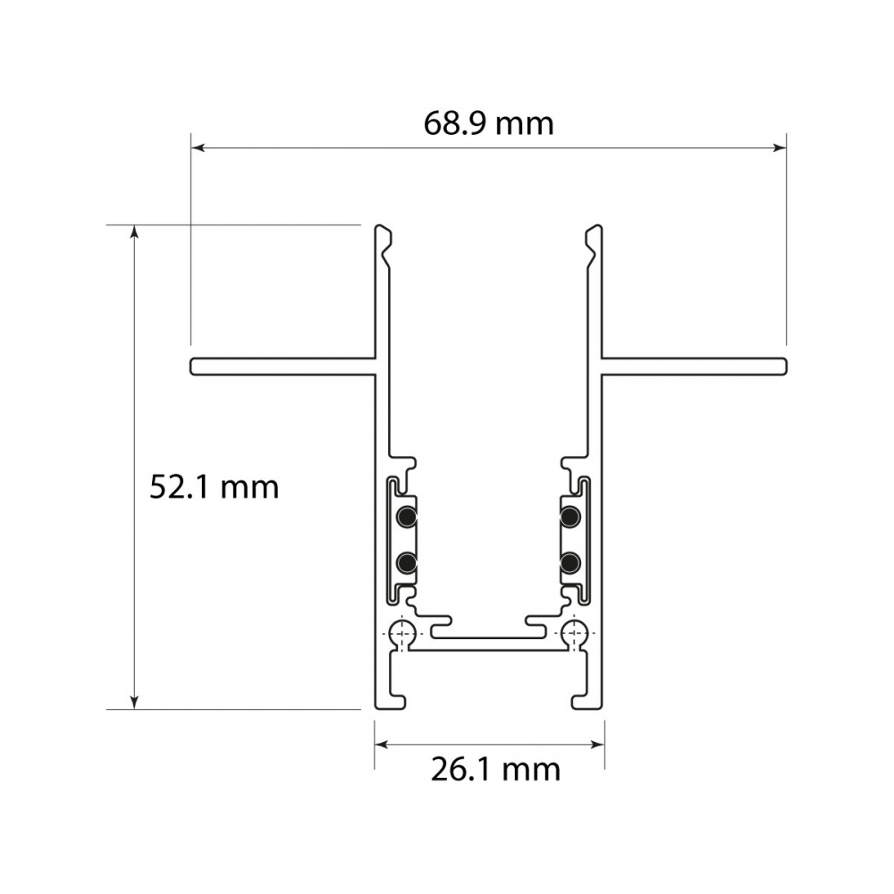 Шинопровод LSDMR-2M G26 LIGHT SET 6929547666064 200 см черный