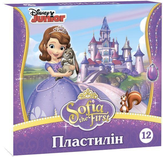 Пластилін Принцеса Софія 12 кольорів Міцар+