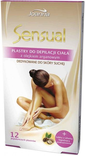 Воскові смужки Joanna для тіла з аргановою олією 12 шт./уп.
