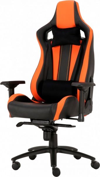 Крісло GT Racer X-0715 чорно-помаранчевий 