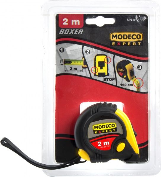Рулетка Modeco MN-81-132 2м x19мм