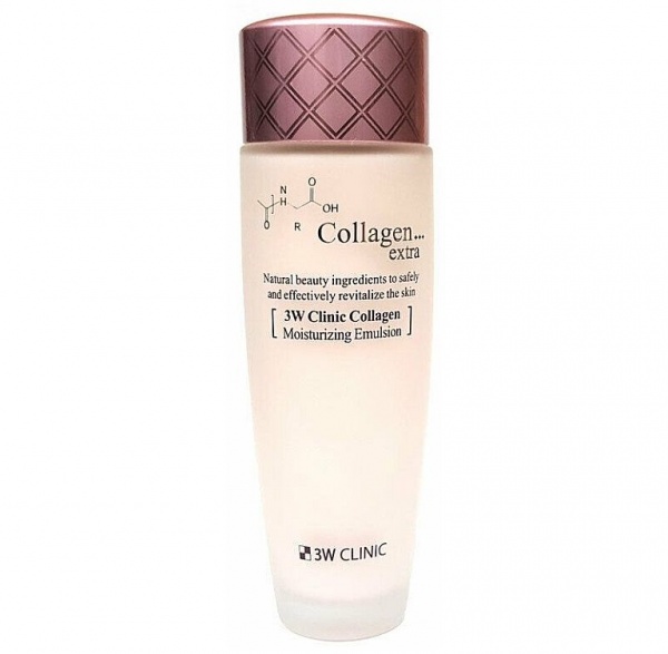 Емульсія 3W Clinic зволожувальна з морським колллагеном Collagen Extra Moisturizing Emulsion 150 мл