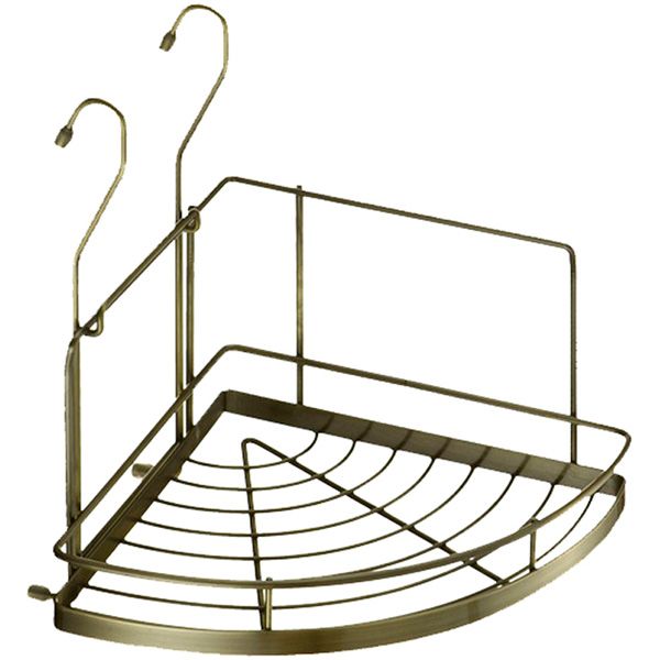 Полка на рейлинг Lemax yj-g301a ВА угловая малая 280х280х280 мм античная бронза