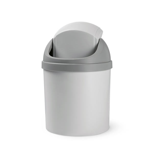 Відро для сміття MVM BIN-10 1,6 л сірий