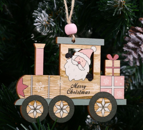 Декорація-підвіска рожева 8х1х10 см DH8047810 