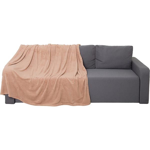 Плед мікрофібра Underprice пісочний 200x220 см