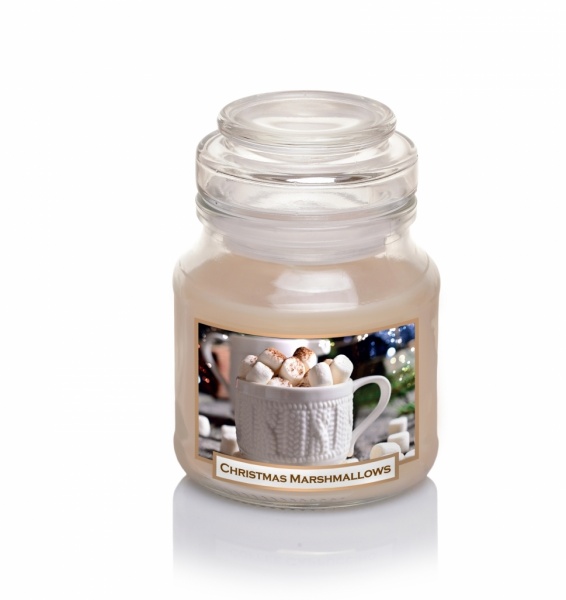 Свічка ароматична Bartek Candles Різдвяні марчмелоу 130 г 