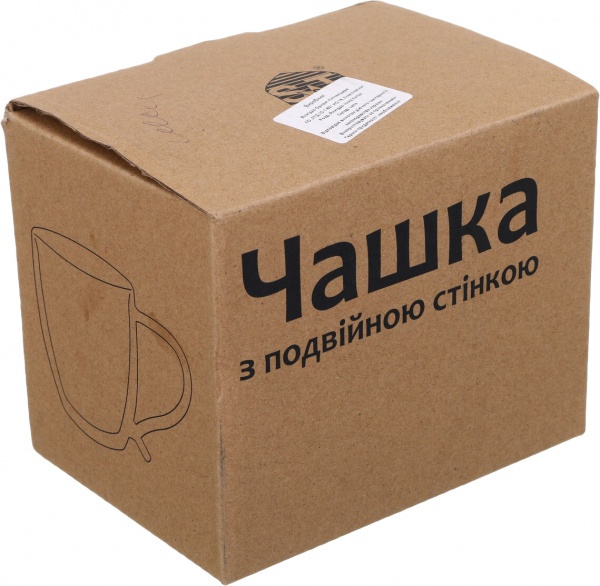 Чашка чайная с двойной стенкой 540 мл 202-26 S&T
