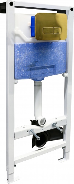 Комплект инсталляции Ideal Standard ProSys 120 клавиша OLEAS M3 BRUSHED GOLD