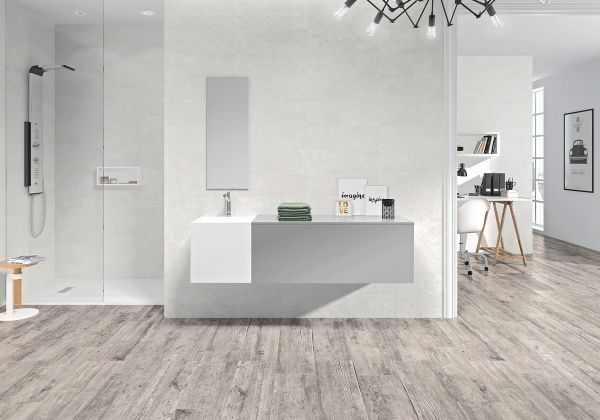 Плитка Golden Tile Alpina Wood світло-сірий 89G920 15x60 