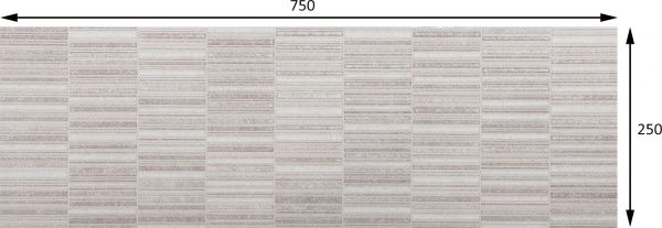 Плитка Emigres Фрідом Мозаїк Гріс 25x75 