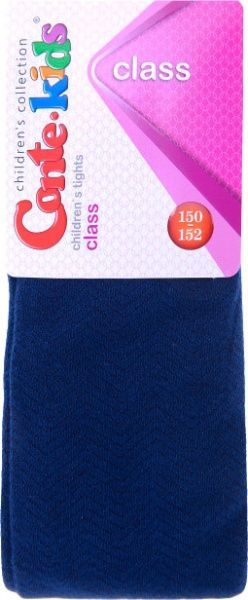Колготки детские Conte-Kids Class 7С-31СП-192 р.140-146 темно-синий 