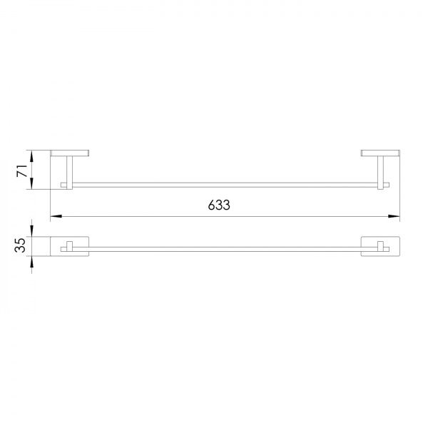 Тримач для рушників Imprese Valtice 60см 131320