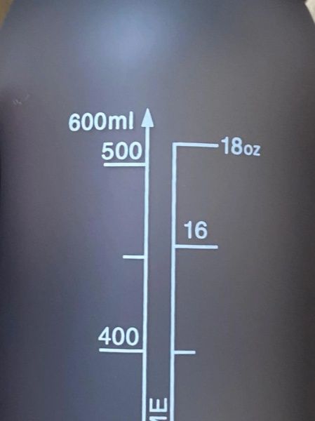Пляшка для води 600 мл Casno сірий KXN-1196_Grey