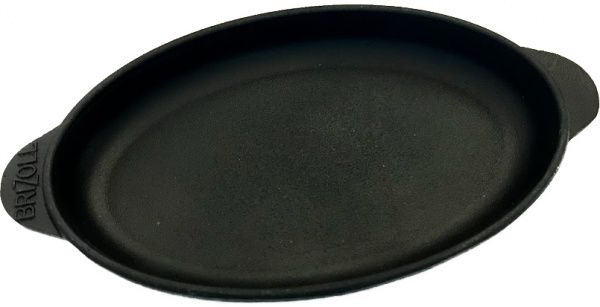 Сковорода чавунна овальна HoReCa 220х140х25 мм Н2210 Brizoll