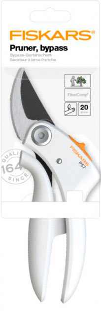 Секатор плоскостной Fiskars PowerLever White P57 (1026916)