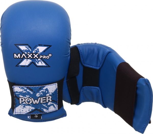 Перчатки для карате MaxxPro KMR-620 Soz синий