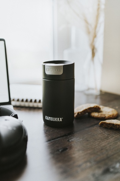 Термочашка Olympus 300 мл чорна Kambukka