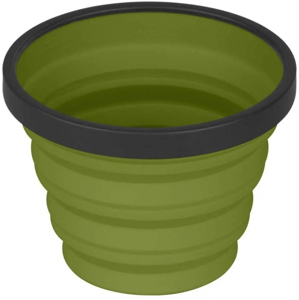 Стакан складаний Sea To Summit ø95 мм 70 мм 0,25 л X-Cup Olive (STS AXCUPOL)