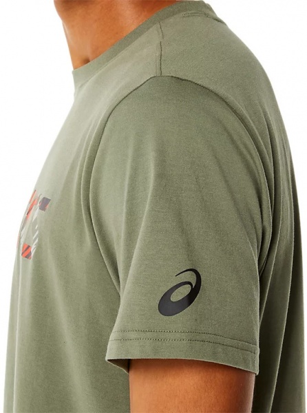 Футболка Asics WILD CAMO TEE 2031D100-300 р.S зелений