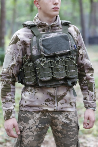 Плитоноска Тактическая Сordura, камуфляж 