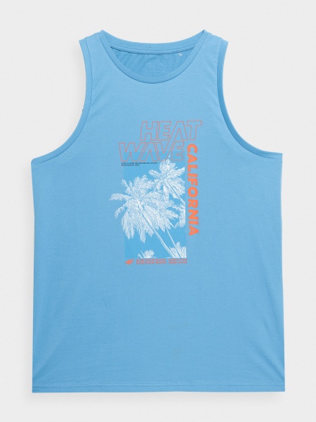 Майка 4F TSHIRT M354 4FSS23TTSHM354-33S р.3XL блакитний