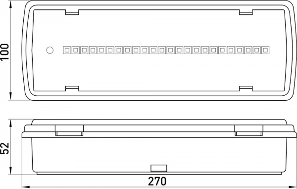 Светильник аварийный E.NEXT e.emerg.507L-24.led.Li.3h.IP65, не постоянный, 3 часа 24 LED белый l0660042 