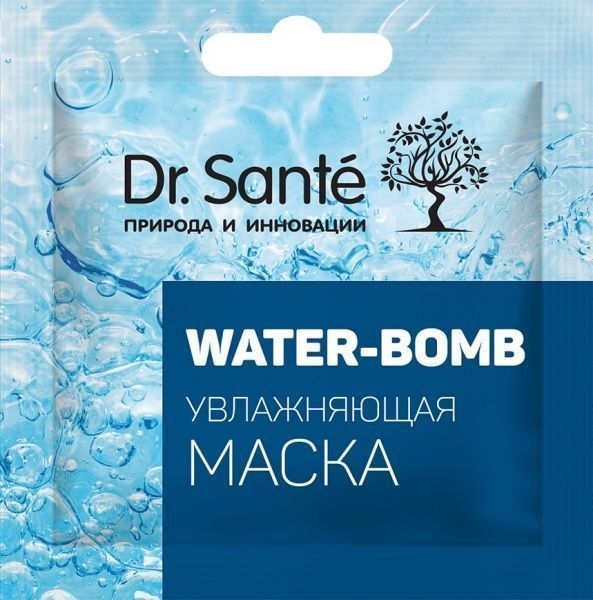 Маска для обличчя Dr. Sante зволожуюча Water-bomb 12 мл