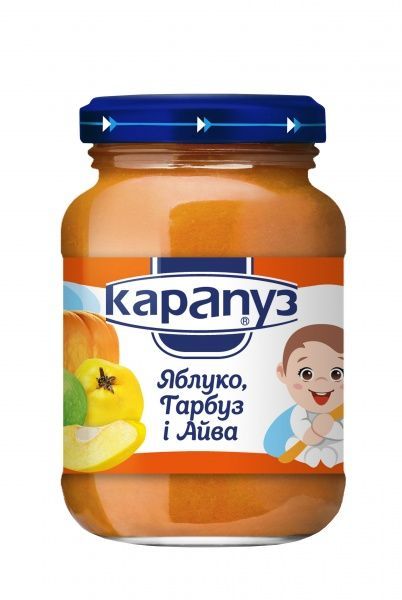 Пюре Карапуз Яблоко, тыква и айва 200 г 4820012000159 