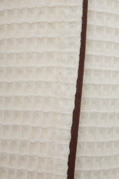 Халат вафельный Karna с кантом р. 2XL кремовый Aleron 