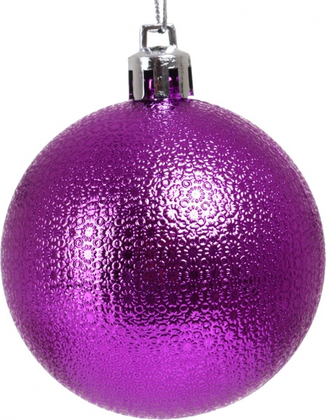 Набор елочных шаров Рельеф в ассортименте (EPI-N4-6020-274S) d 60 мм 20 шт./уп.