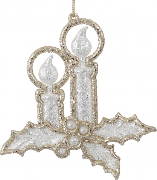 Подвеска пластиковая Global Treasure Пара свечей 12 см в ассортименте P2117012-A2/3