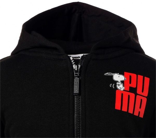Джемпер Puma PUMA x PEANUTS FZ Hoodie 58936401 р. 98 чорний