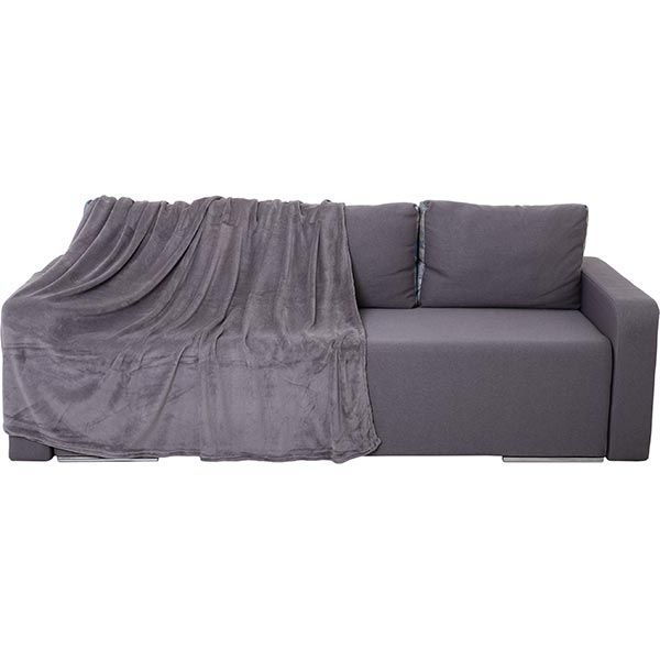 Плед мікрофібра Underprice темно-бежевий 200x220 см