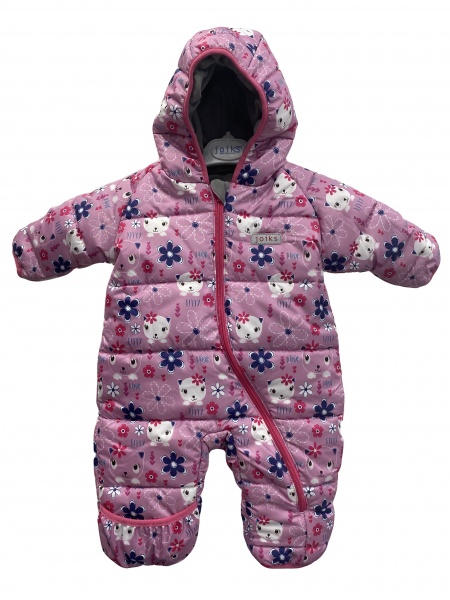 Комбинезон для девочек JOIKS Котики розовый р.86-92 KGS-17/2 