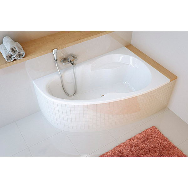 Ванна акриловая Excellent NEWA Plus WAEX.NEP15WH R 150x95 с ножками