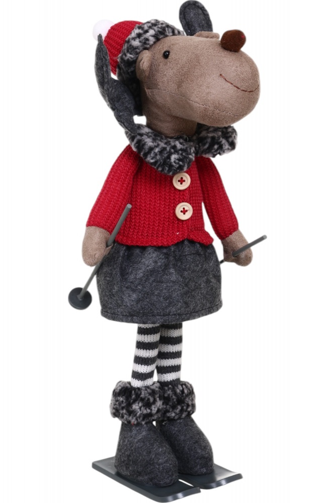 Декорация новогодняя Лось который стоит в ассортименте AH240748AB 56 см