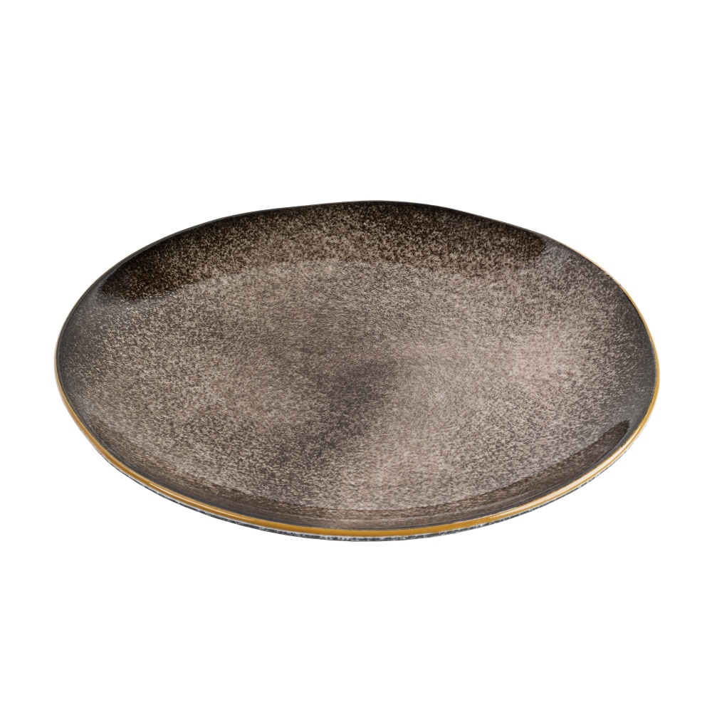 Тарілка десертна Krauff Grey Ferns 21 см